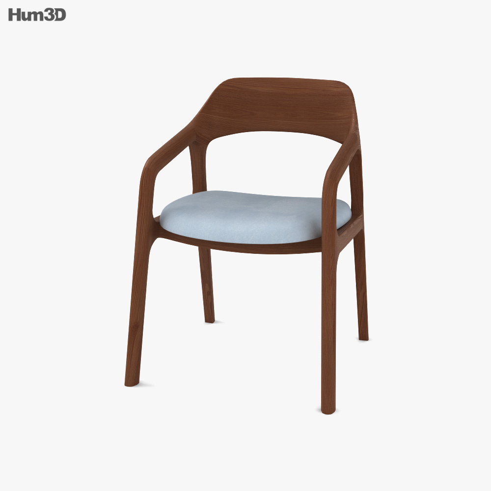 Bernhardt Design Charlotte 扶手椅 3D模型