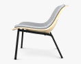 Bludot Nonesuch Upholstered Lounge chair Modello 3D