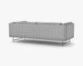 Bludot Bank Sofa 3D-Modell