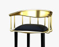 Boca do Lobo N11 Bar stool 3d model