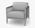 Bonacina Astoria 扶手椅 3D模型