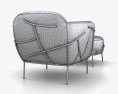 Bonaldo Corallo 肘掛け椅子 3Dモデル