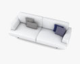 Bonaldo Slab Plus 沙发 3D模型