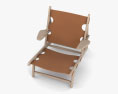 Borge Mogensen Hunting Chair 3d model