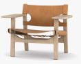 Borge Mogensen The Spanish 椅子 3D模型
