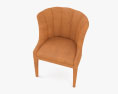 Brabbu Begonia Cadeira de Jantar Modelo 3d