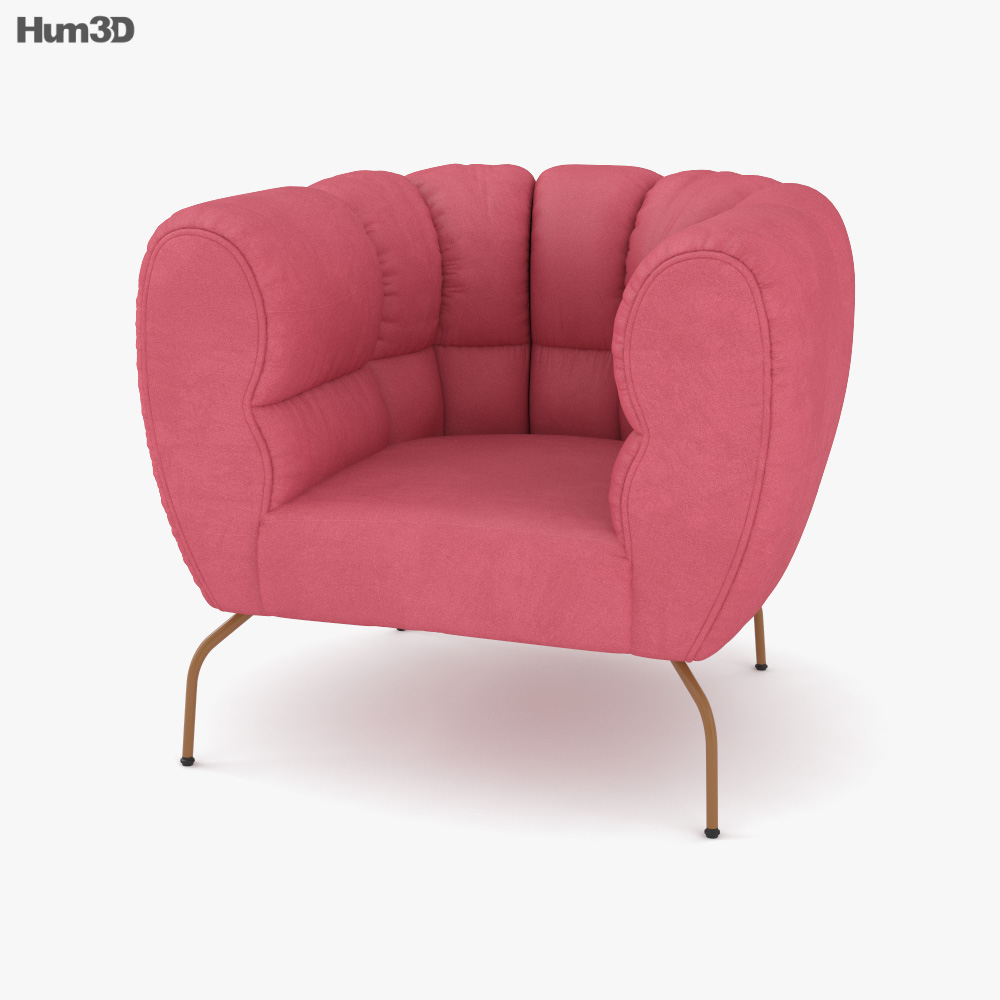 Bruehl Magnolia Chair 3D model
