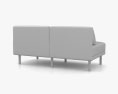 Burrow Range Two Piece Sofa 3D-Modell