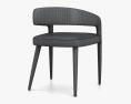 CB2 Lisette Grey 餐椅 3D模型