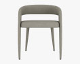 CB2 Lisette Grey Cadeira de jantar Modelo 3d