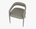 CB2 Lisette Grey 餐椅 3D模型