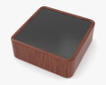CB2 Plier Square Walnut Tavolino da caffè Modello 3D