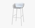 Calligaris Love High Bar stool 3d model
