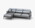 Calligaris Twin Contemporary Sofa 3D-Modell