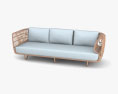 Cane Line Nest Sofa 3D-Modell