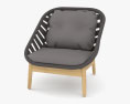 Cane Line Strington Lounge chair Modello 3D
