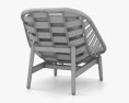 Cane Line Strington Lounge chair 3D модель