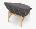Cane Line Strington Lounge chair Modelo 3D