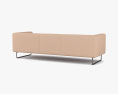 Cappellini Elan Three-Seat sofa 3d model