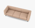 Cappellini Elan Three-Seat sofa 3d model