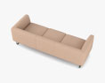 Cappellini Elan Трехместный диван 3D модель