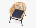 Cappellini Lukis 扶手椅 3D模型