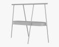 Cappellini Pinch Side Service Table 3d model