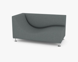 Cappellini Three Sofa de Luxe by Jasper Morrison 3D model