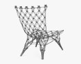 Cappellini Knotted チェア by Marcel Wanders 3Dモデル