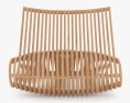 Cappellini Wooden Chair by Marc Newson 3D-Modell