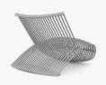 Cappellini Wooden Chair by Marc Newson 3D 모델 