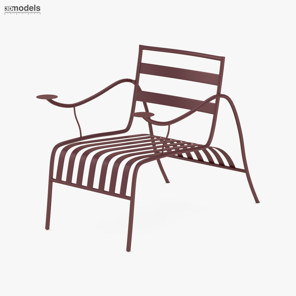 Cappellini Thinking Mans Chair by Jasper Morrison Modèle 3d