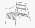 Cappellini Thinking Mans Chair by Jasper Morrison Modello 3D