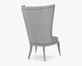 Caracole Pop Your Collar Chair 3d model