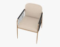 Caracole ReMix Woven Cadeira de Jantar Modelo 3d