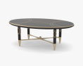 Caracole Everly Oval Table basse Modèle 3d