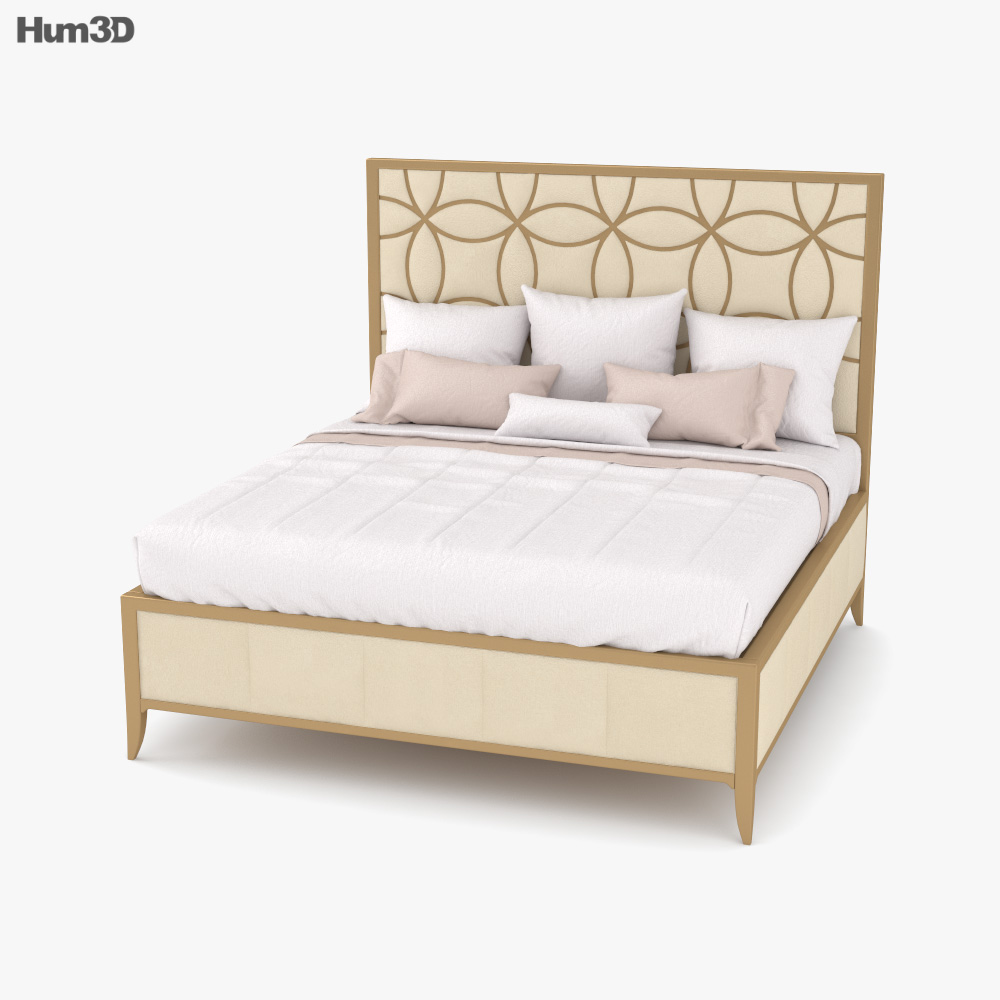 Caracole Sleeping Beauty Bed 3D model