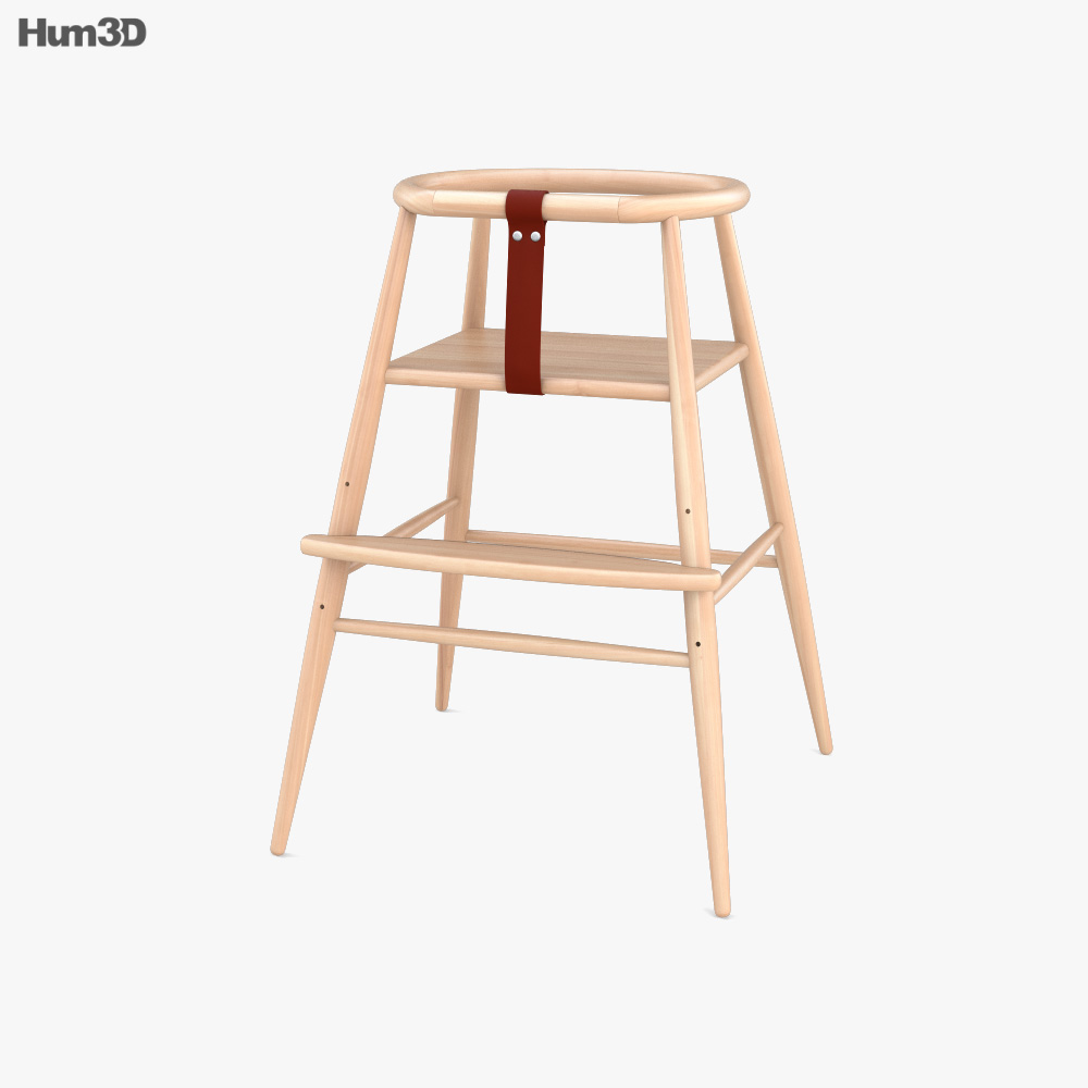 Carl Hansen and Son ND54 High chair 3D model