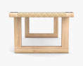 Carl Hansen and Son BMO488 table Bench 3D 모델 