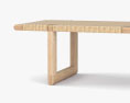 Carl Hansen and Son BMO488 table 长椅 3D模型