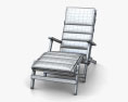 Carl Hansen and Son BM5565 With Footrest Deck chair 3D 모델 