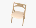 Carl Hansen and Son Sawbuck 椅子 3D模型