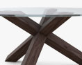 Cassina La Rotonda Glass Table à manger Modèle 3d