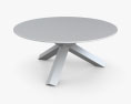 Cassina La Rotonda Скляний обідній стіл 3D модель