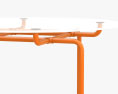 Cassina Edison Table 3D 모델 