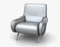 Cassina Lady 肘掛け椅子 3Dモデル