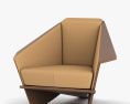 Cassina Taliesin 肘掛け椅子 3Dモデル