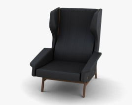 Cassina 877 Lounge chair 3D 모델 