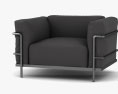 Cassina LC3 扶手椅 3D模型