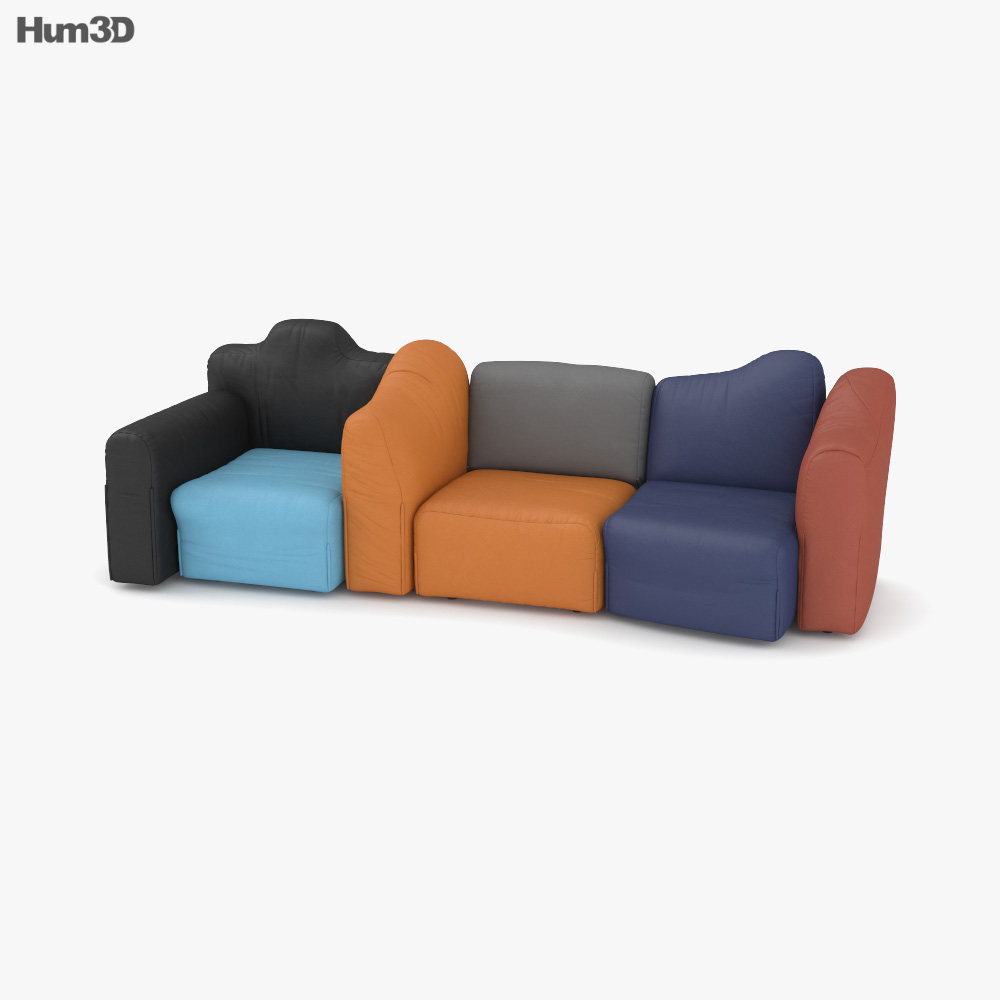 Cassina Cannaregio Modular sofa 3D model